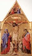 Antonio Fiorentino Crucifixion with Madonna and St.John oil painting reproduction